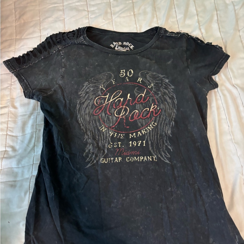 Hard Rock Cafe Charcoal Tee